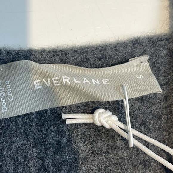 Everlane The Cozy-Stretch Tank Wool In Dark Gray New - Picture 3 of 6